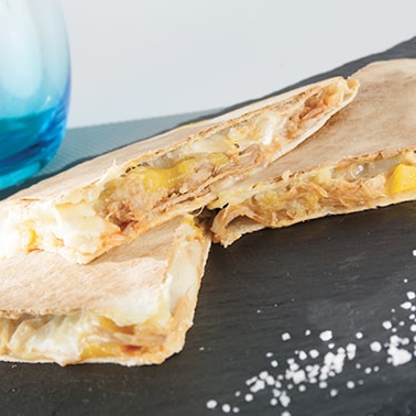 Quesadillas with duck and mango - Jean Routhiau